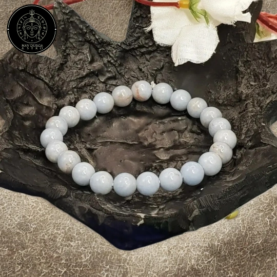Angelite Bracelet - To Heal Anxiety and Panic Attacks